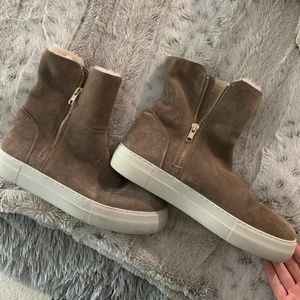 J Slide Fur Boots